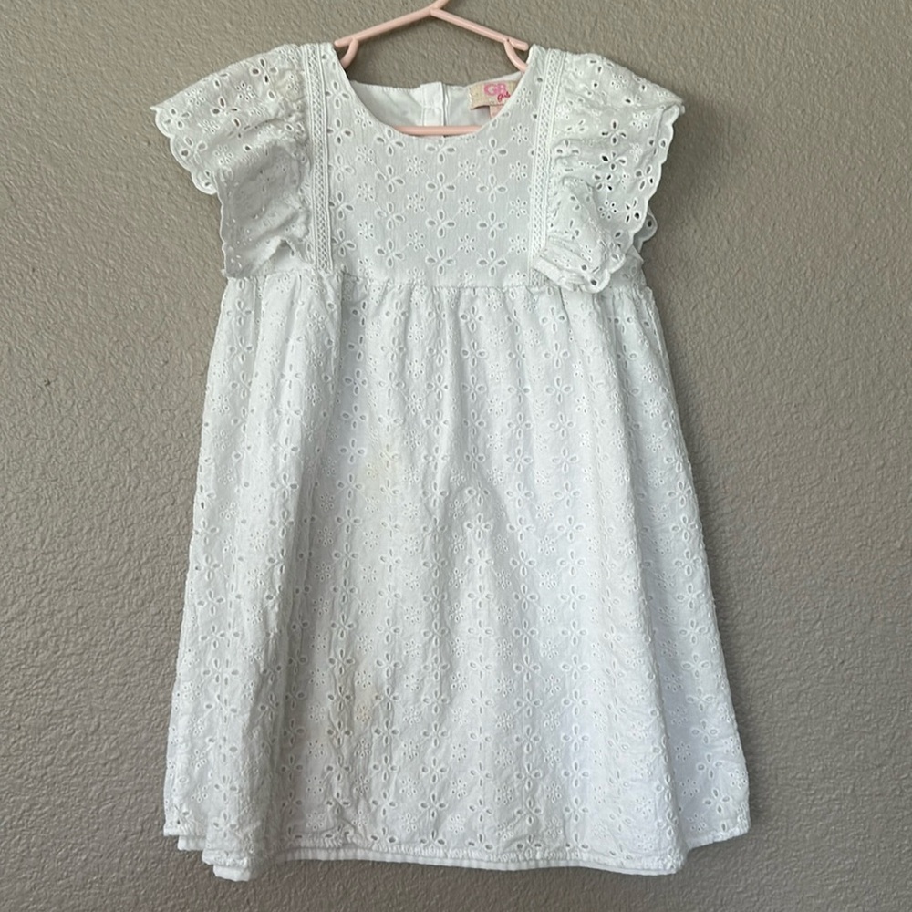 GB girls White Dress